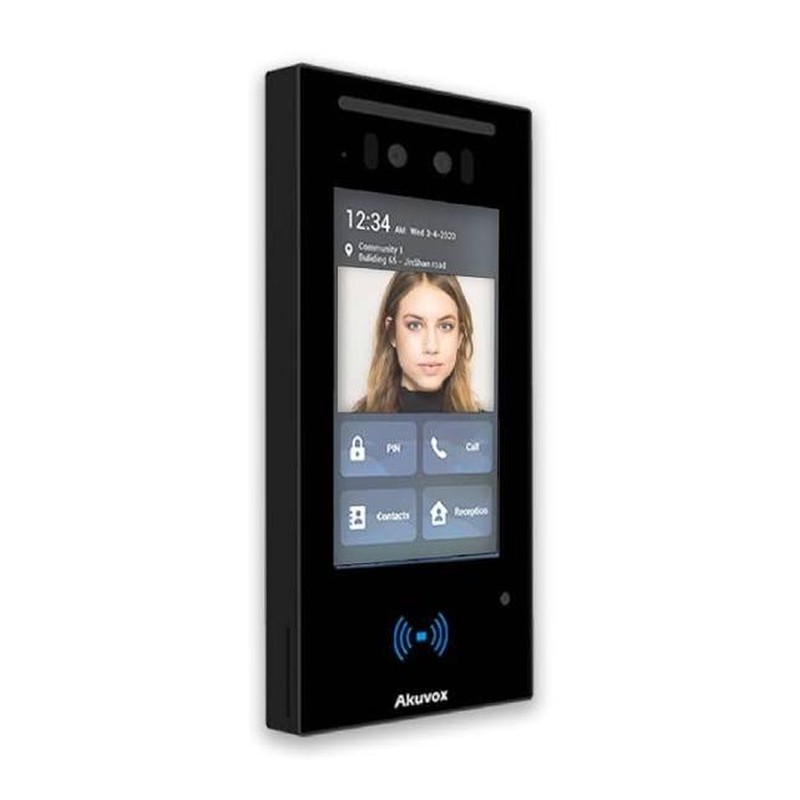 קיט אינטרקום SIP ‏MEGA CITY 50 עם מסך Akuvox S562 לבן