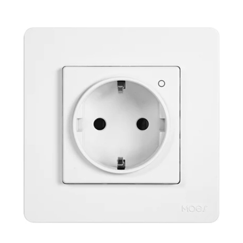 שקע קיר חכם MOES Star Ring Zigbee ‏16A עם מדידת צריכה