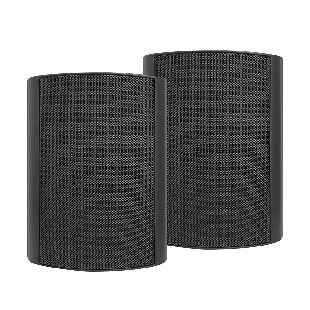 זוג רמקולי חוץ מוגברים Pure Acoustics OB-523-BK עם Bluetooth ו־TWS