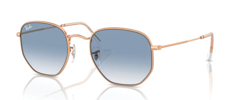 משקפי שמש של רייבן 0RB3548 - Hexagonal 92023F - Rose gold 51-21 145