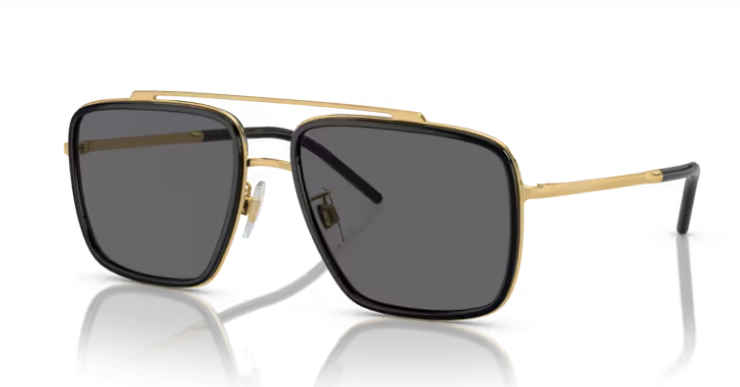 משקפי שמש של דולצ'ה אנד גבאנה לגברים 0DG2220 02/81 - Gold/black 57-17 140