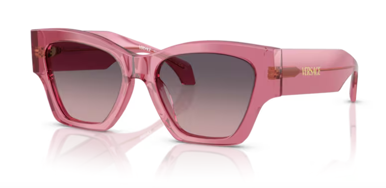 משקפי שמש של ורסצ'ה 0VE4492U 551646 - Transparent pink 53-18 140
