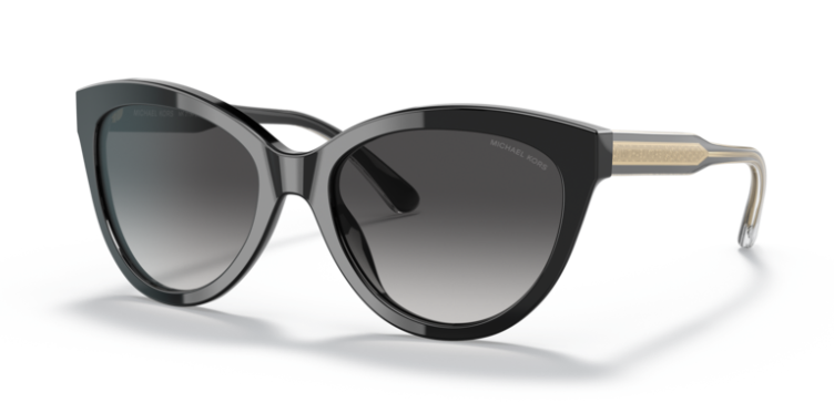 משקפי שמש של מייקל קורס 0MK2158 - Makena 30058G - Black/clear laminate 55-18 140