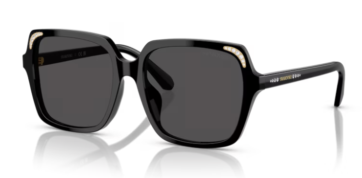 משקפי שמש של סברובסקי 0SK6034D 100187 - Black 56-17 140