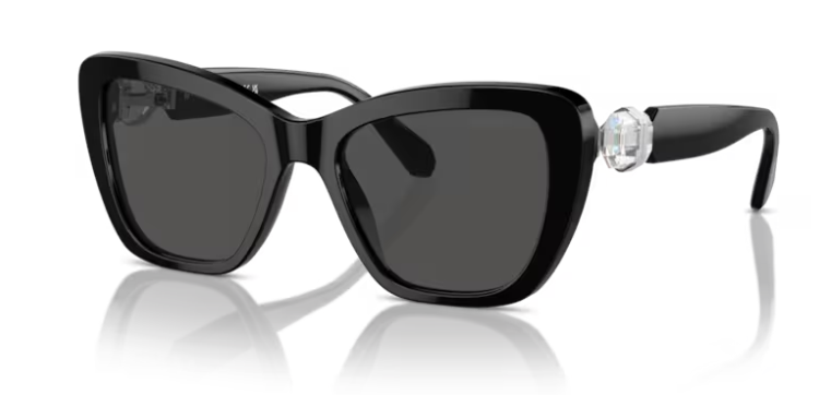 משקפי שמש של סברובסקי 0SK6018 100187 - Black 52-18 135