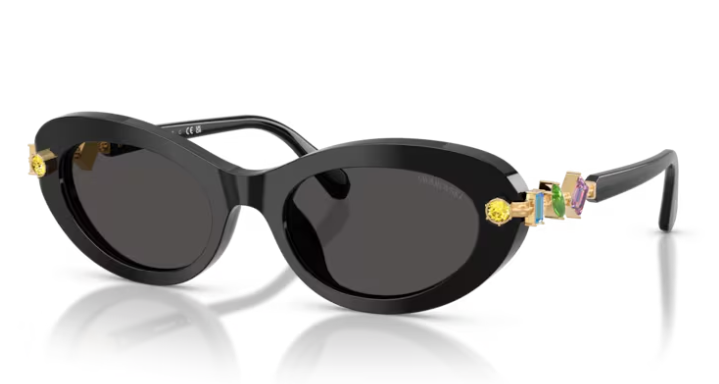 משקפי שמש של סברובסקי 0SK6042 100187 - Black 53-20 140