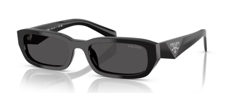משקפי שמש של פראדהמשקפי שמש של פראדה 0PR B06S 16K08Z - Black 53-19 145