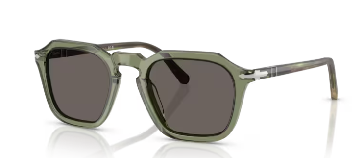 משקפי שמש של פירסול 0PO3292S 1226B1 - Transparent green 52-21 145